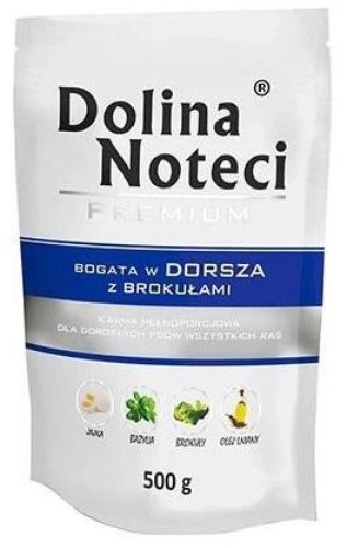 DOLINA NOTECI PREMIUM BOGATA W DORSZA Z BROKUŁAMI 500g