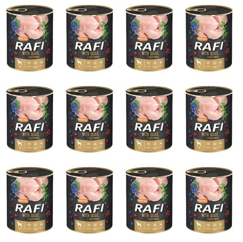 KARMA DLA PSÓW RAFI PRZEPIÓRKA 800G x12