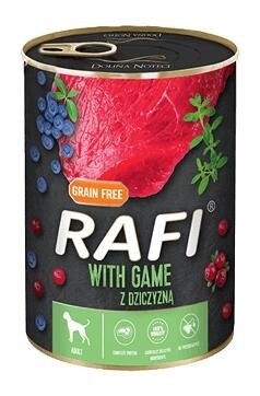 RAFI dla psa DZICZYZNA Z BORÓWKĄ 400G