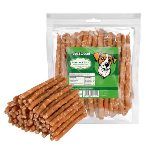 PRZYSMAKI DLA PSA MIĘKKIE PATYCZKI Z KRÓLIKIEM I RYŻEM 1KG MEGA PAKA