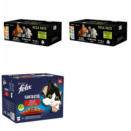 ZESTAW Felix + PetRepublic 120sztuk