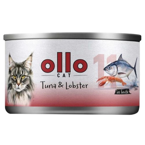 Mokra karma dla kota Ollo Cat Tuńczyk z homarem 70g nr 11