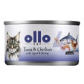 Mokra karma dla kota Ollo Cat Tuńczyk Kurczak Kałamarnica Krewetki 70g nr 4 1
