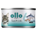 Mokra karma dla kota Ollo Cat Tuńczyk i Krab 70g nr 6 1