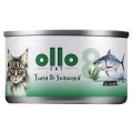 Mokra karma dla kota Ollo Cat Tuńczyk i algi 70g nr 8 1