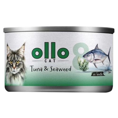 Mokra karma dla kota Ollo Cat Tuńczyk i algi 70g nr 8