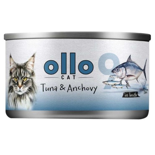 Mokra karma dla kota Ollo Cat Tuńczyk i Anchois 70g nr 9