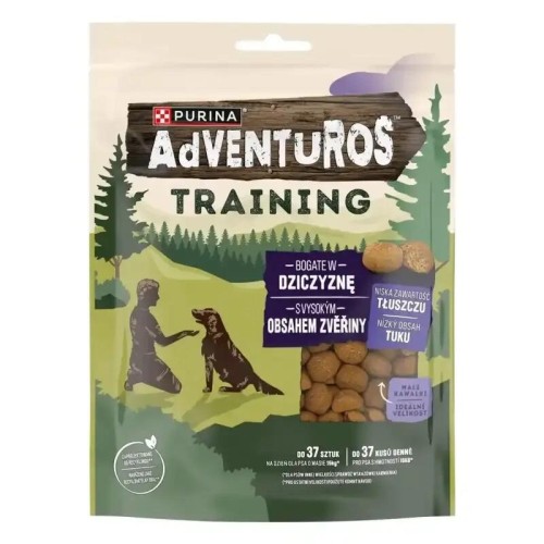 AdVENTuROS Training Przysmaki bogate w dziczyznę 115 g Purina