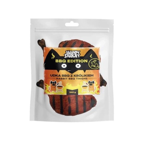 Przysmak dla psa BBQ udka z królika 240g Happy Snacky