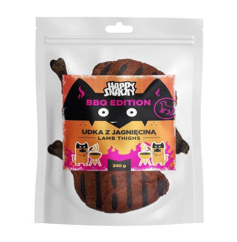 Przysmak dla psa BBQ udka z jagnięciny 240g Happy Snacky