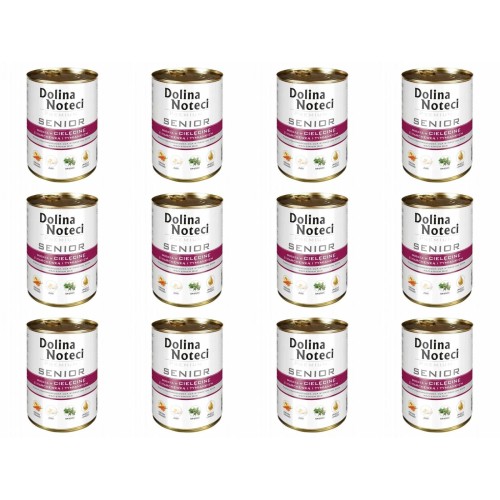 12x Dolina Noteci PREMIUM Senior cielęcina 400g