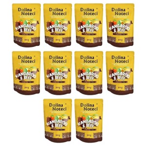 DOLINA NOTECI SUPERFOOD KANGUR WOŁOWINA 300G x10