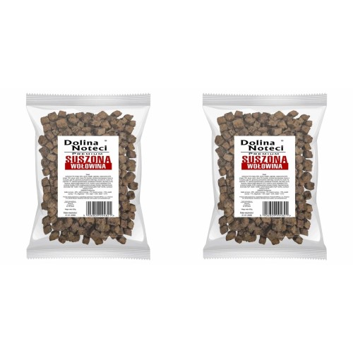 2x DOLINA NOTECI Karma suszona dla psa WOŁOWINA 500G