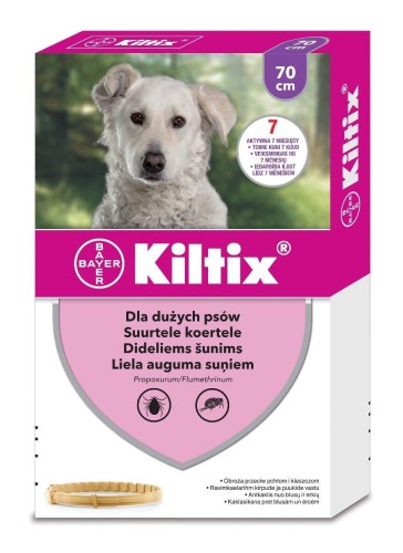 BAYER Kiltix Obroża dla dużych psów 70 cm