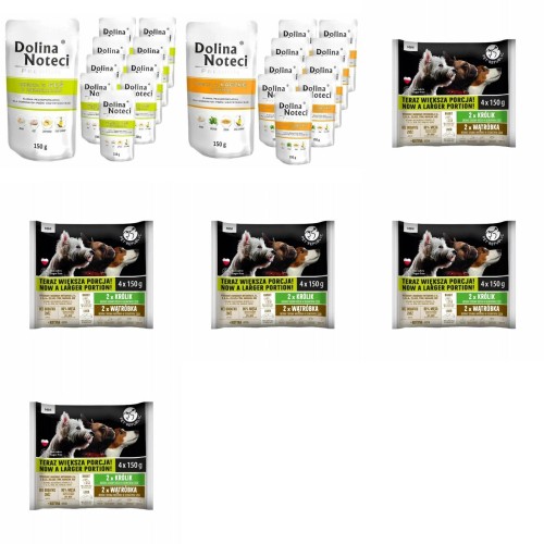 DOLINA NOTECI Premium +PetRepublic Karma mokra dla psa MIX Smaków 40 x 150g