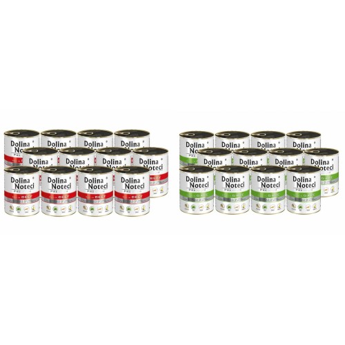 DOLINA NOTECI PREMIUM MIX SMAKÓW KARMA MOKRA PSA PSÓW 800g x 24 BEZ RYB