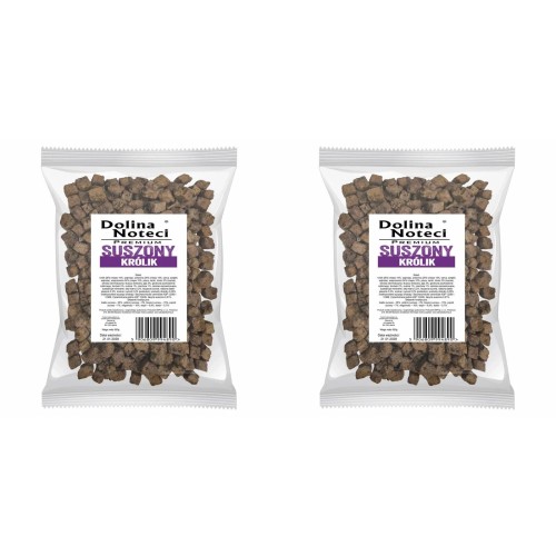2x DOLINA NOTECI SUSZONA KARMA DLA PSA KRÓLIK 500G