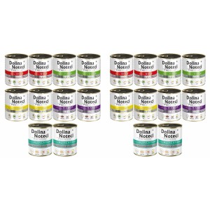 DOLINA NOTECI karma psa puszka MIX SMAKÓW 20x 800g