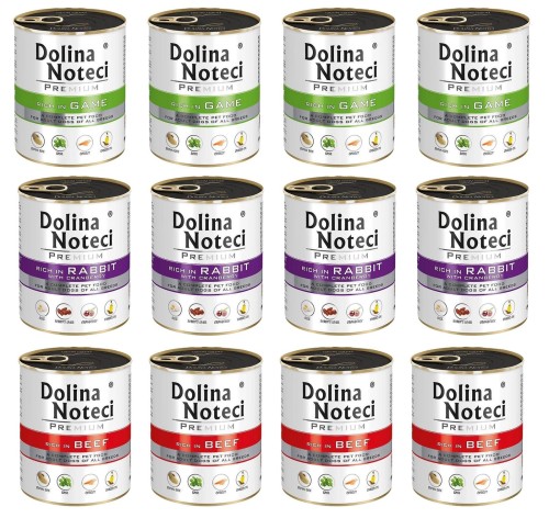 DOLINA NOTECI Premium mix 3 smaków 800g x12