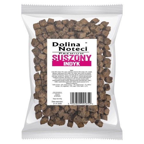 DOLINA NOTECI Karma suszona dla psa INDYK 500G