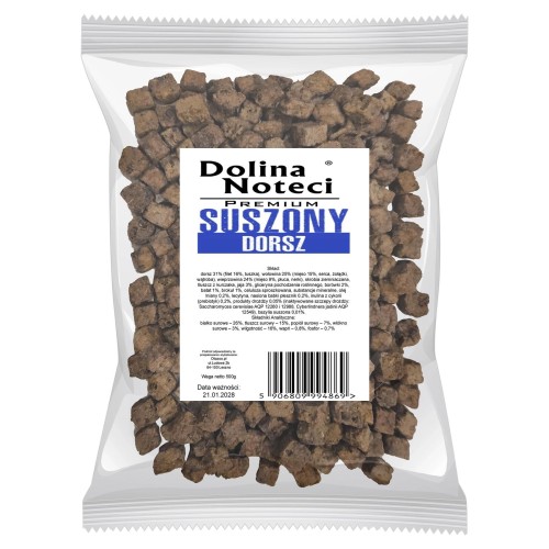Dolina Noteci Premium suszona sucha karma dla psa DORSZ 500G