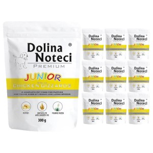 Dolina Noteci Premium Junior Karma dla psa żołądki zestaw 10 x 300 g