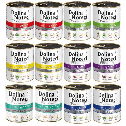 DOLINA NOTECI DLA PSA MIX SMAKÓW 12x 800g