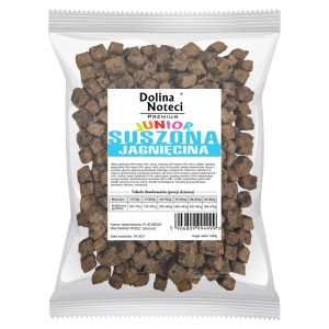 DOLINA NOTECI PREMIUM JUNIOR karma suszona sucha dla psa JAGNIĘCINA 500G
