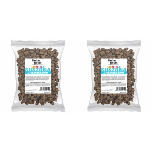 2x DOLINA NOTECI PREMIUM JUNIOR karma suszona sucha dla psa JAGNIĘCINA 500G