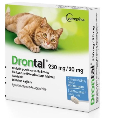 Drontal Plus Flavour dla KOTÓW 2tabl