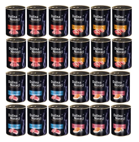 DOLINA NOTECI PREMIUM KOT MIX SMAKÓW 400G x 24