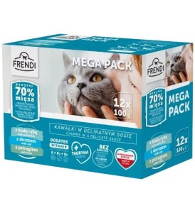 Frendi karma mokra dla kota MIX 3 smaków rybnych 12x100g