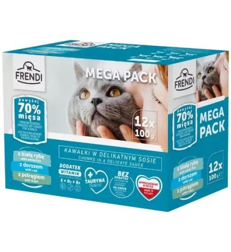Frendi karma mokra dla kota MIX 3 smaków rybnych 12x100g