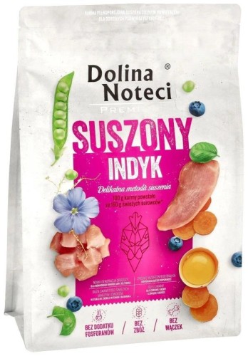 Dolina Noteci Premium Karma suszona sucha dla psa Indyk 3 kg