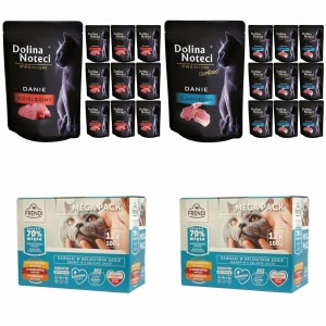 Dolina Noteci +FRENDI dla kota MIX SMAKÓW 40x 85g