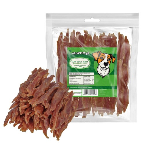 PRZYSMAKI DLA PSA SMAKOŁYKI MIĘKKIE PIERSI Z KACZKI 1KG MEGA PAKA