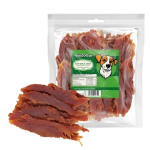 PRZYSMAKI DLA PSA SMAKOŁYKI DUŻE MIĘKKIE PIERSI Z KACZKI 500G +10% GRATIS
