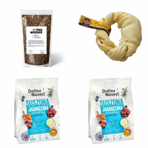 Karma dla psa Dolina Noteci jagnięcina + Pan Mięsko 9kg