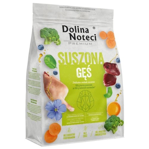 Karma suszona dla psa Dolina Noteci Premium gęś 3 kg