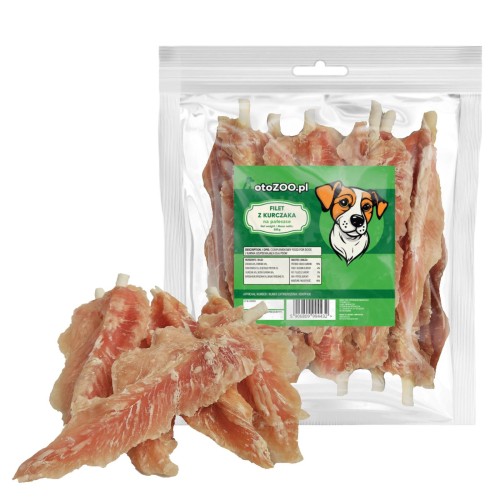 PRZYSMAK DLA PSA FILET Z KURCZAKA NA PAŁECZCE 500g + 10% GRATIS 432