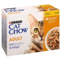 Karma mokra dla kota Purina Cat Chow Adult Kurczak Cukinia Multipack 10x85g 2