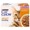 Purina Cat Chow Adult karma dla kotów łosoś fasolka w galaretce 10 x 85 g 1