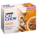 Purina Cat Chow Adult karma dla kotów łosoś fasolka w galaretce 10 x 85 g 2