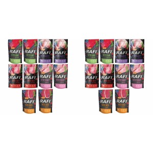 Mokra karma dla psa RAFI MIX SMAKÓW 20x500g