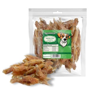 Przysmak dla psa suszona rybka owinięta kurczakiem 1000g 1kg