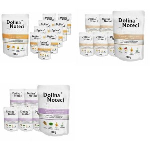DOLINA NOTECI Premium Karma mokra dla psa małych ras MIX Smaków 30 x 100g