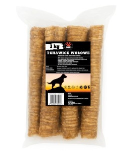 ONERS Naturalny przysmak dla psa Tchawice wołowe 30cm 1kg