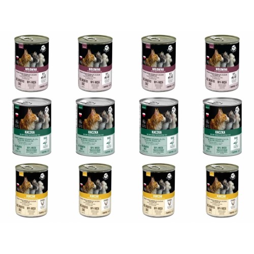 Pet Republic dla kotów mix smaków 12x400g