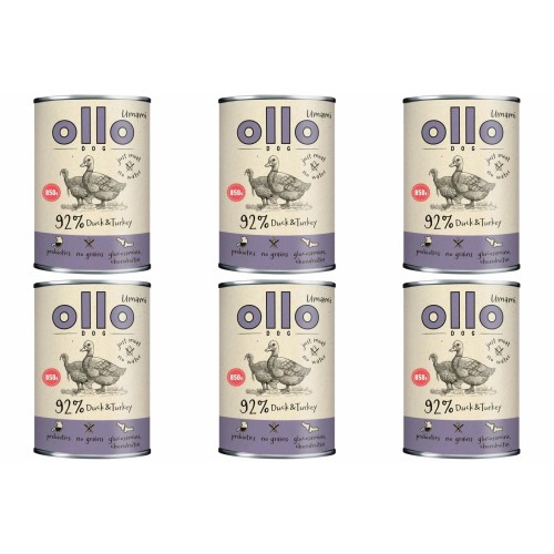 6x OLLO UMAMI KACZKA I INDYK 850G MOKRA KARMA DLA PSA