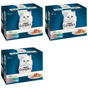 3x Gourmet Perle Duet Rybny 12x85g